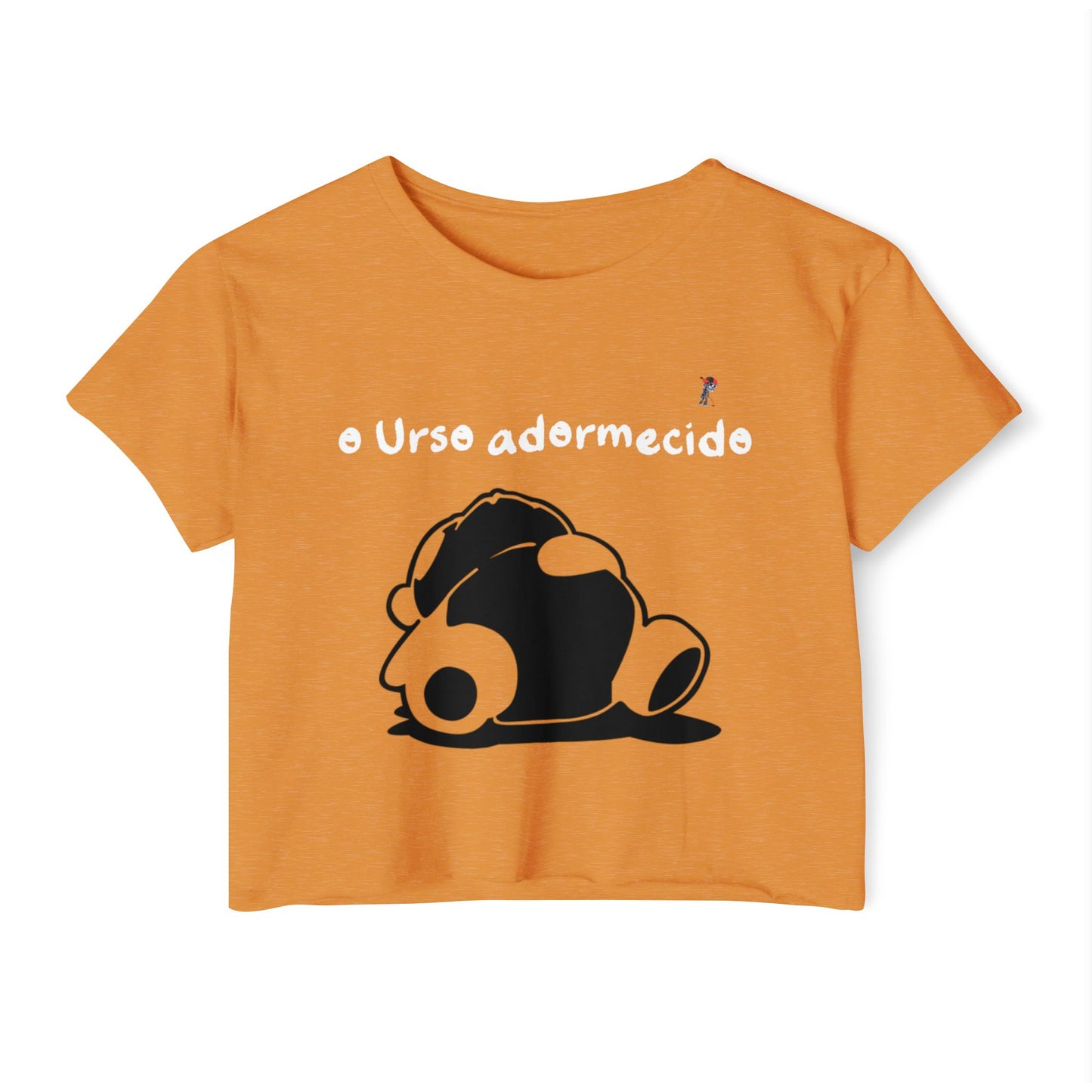 Não acorde o urso adormecido Crop Top