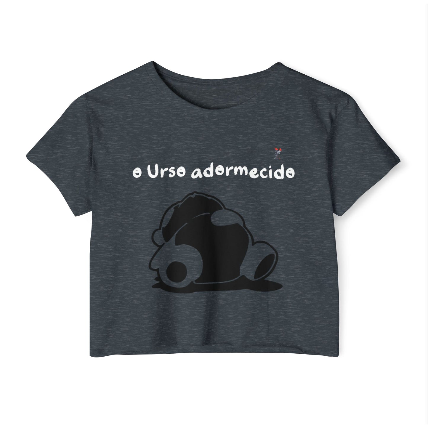 Não acorde o urso adormecido Crop Top