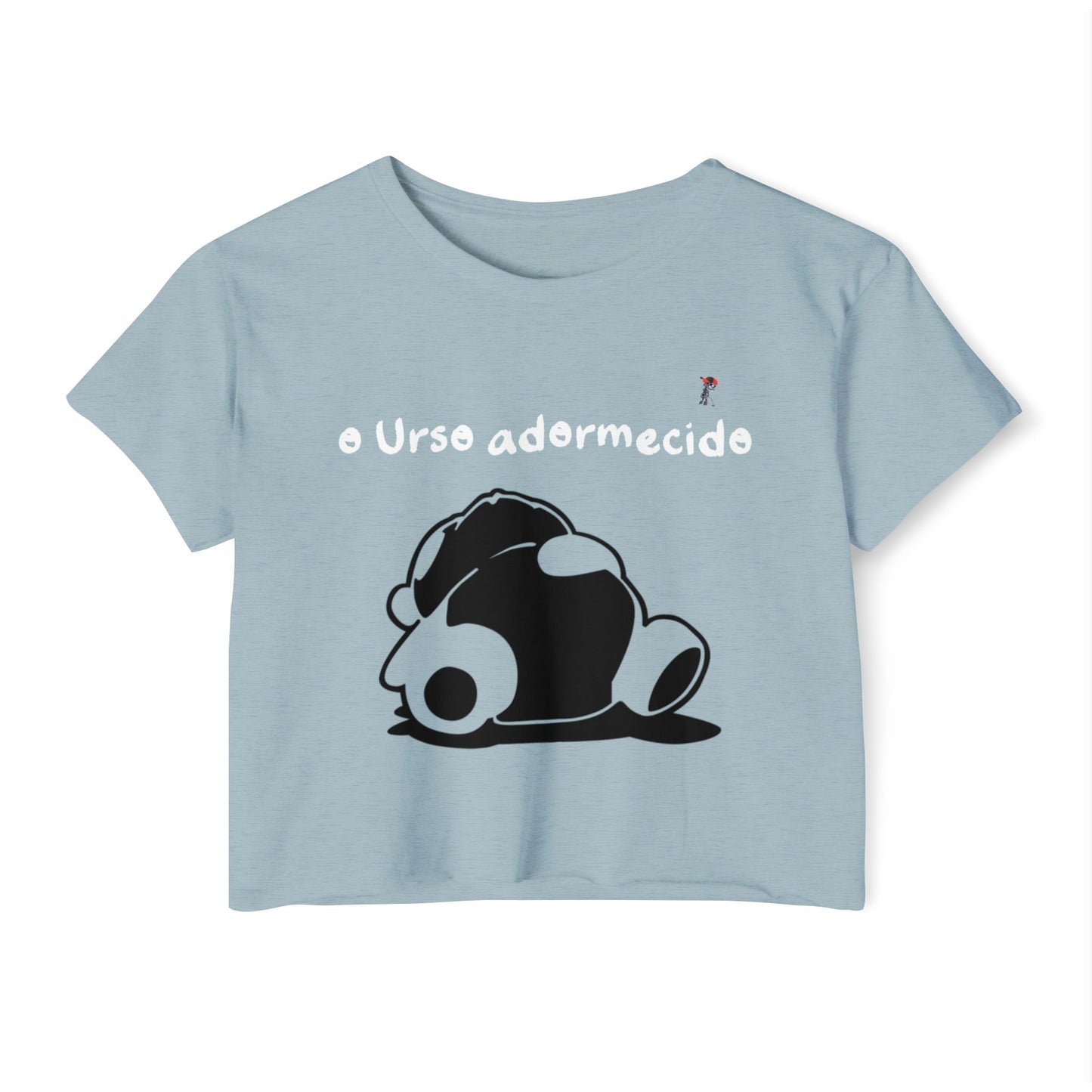 Não acorde o urso adormecido Crop Top
