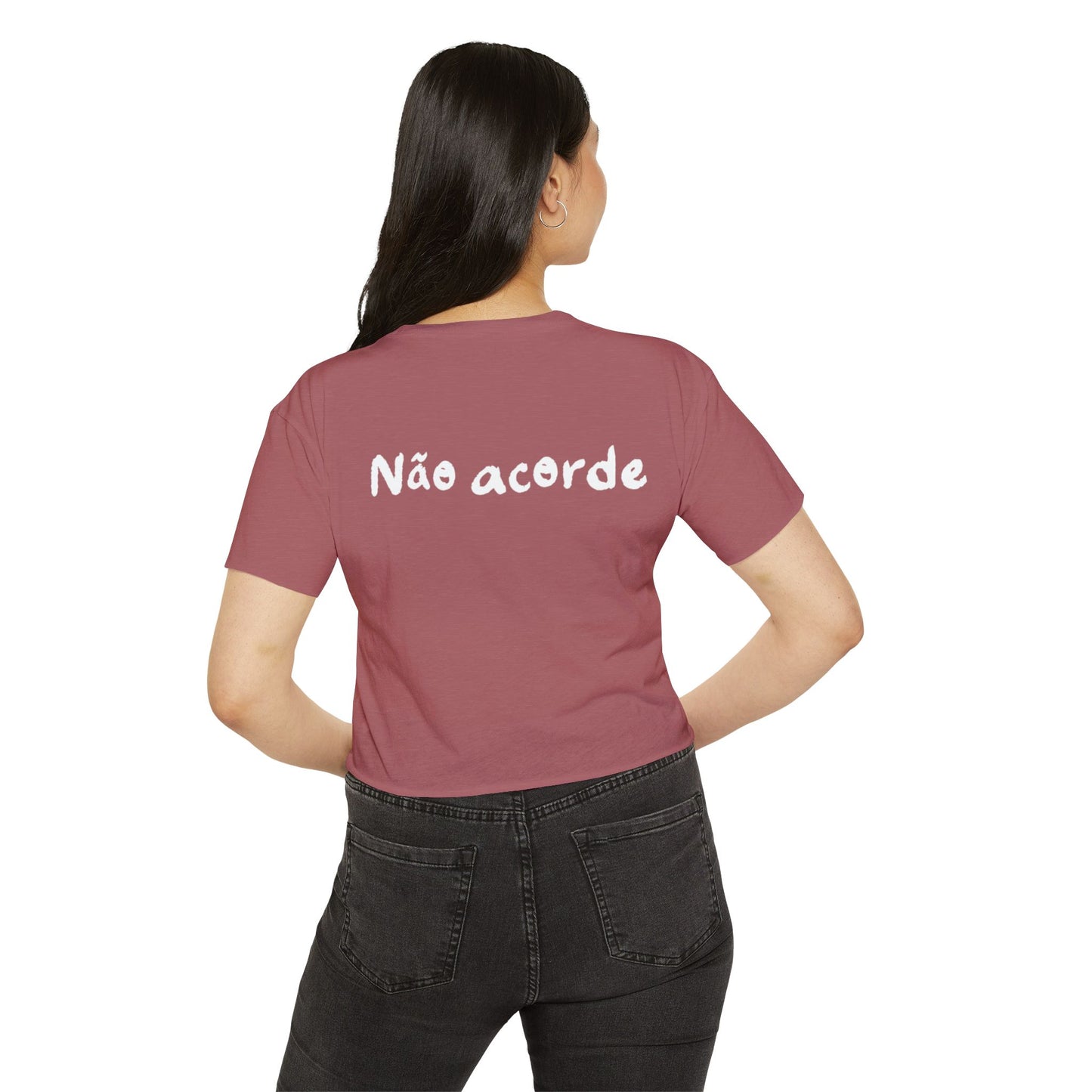 Não acorde o urso adormecido Crop Top