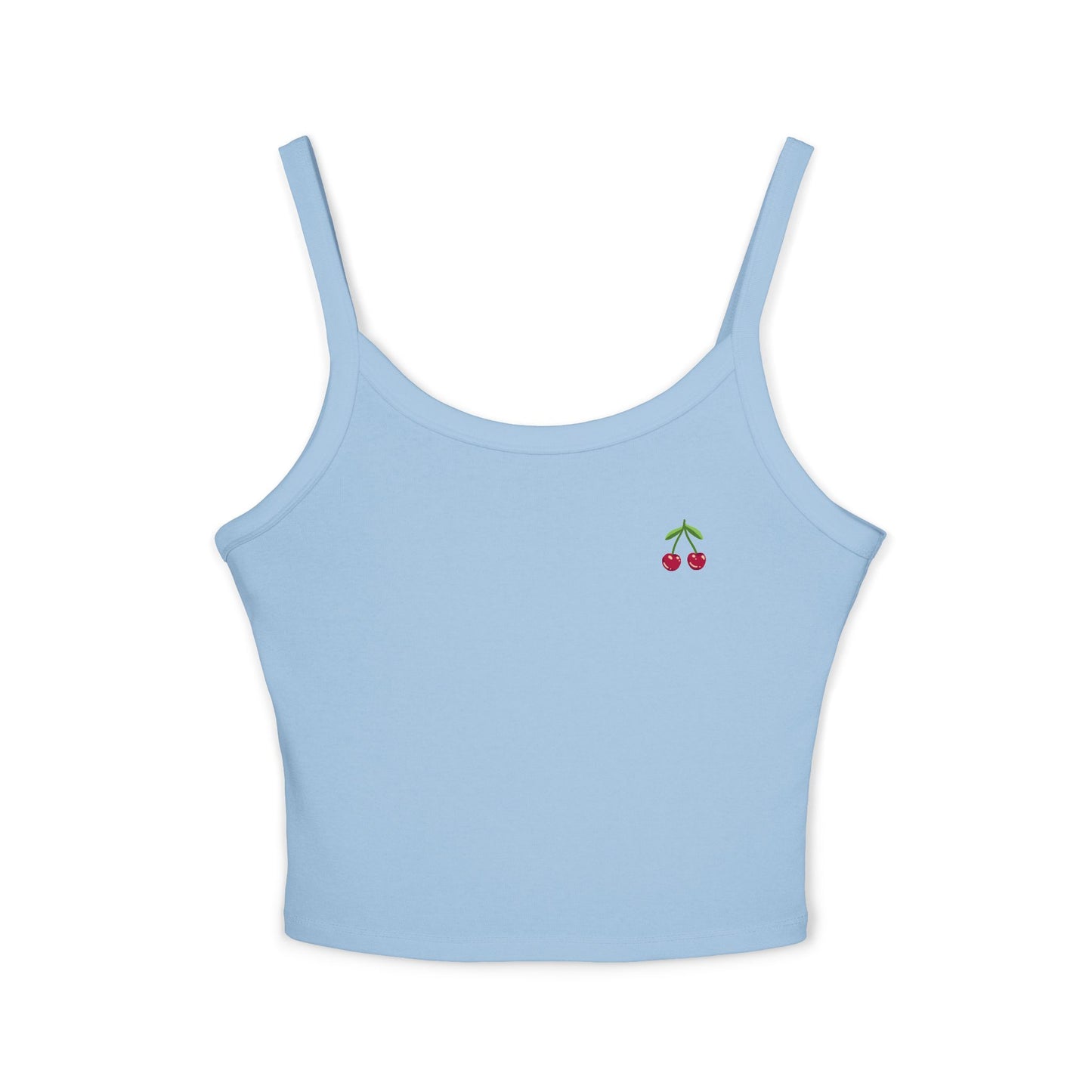 Cherry Spaghetti Strap Tank Top