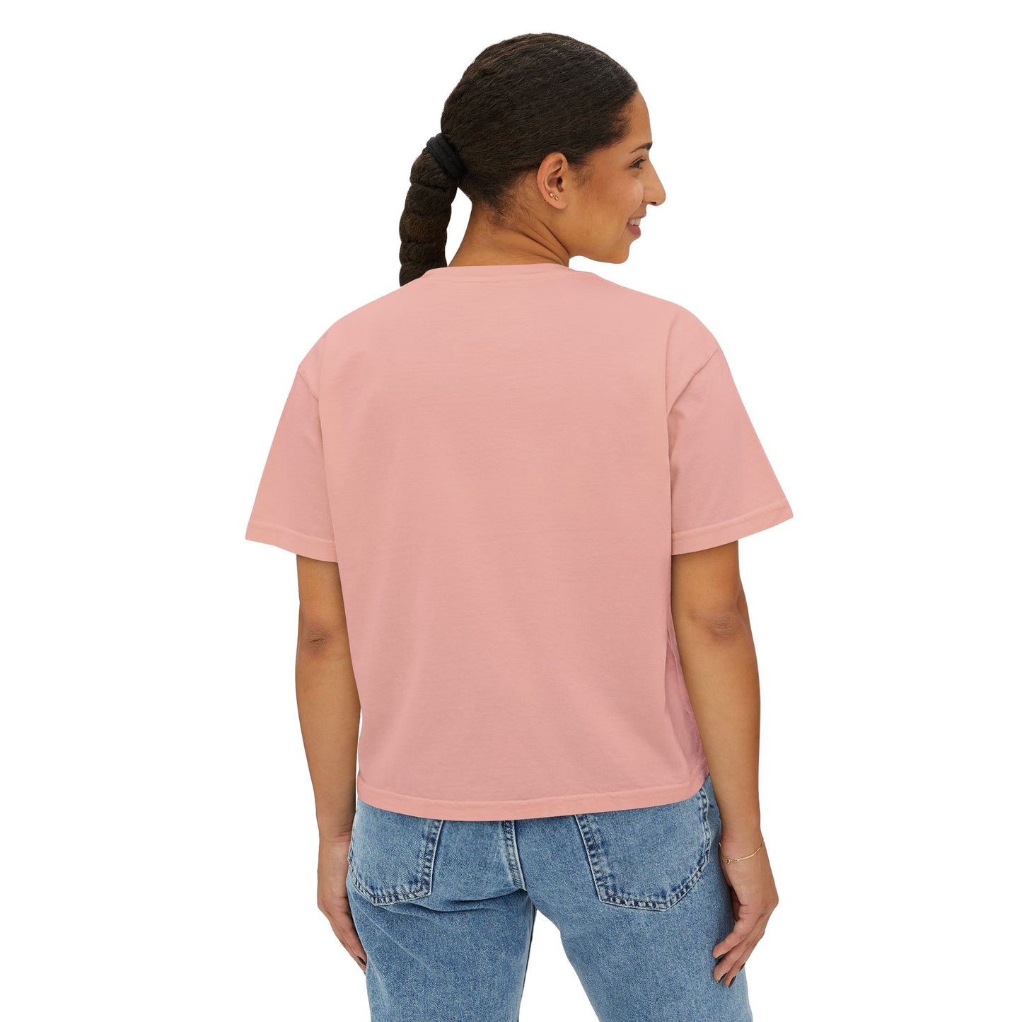 Women's Boxy Tee - Titanium & Tennessine