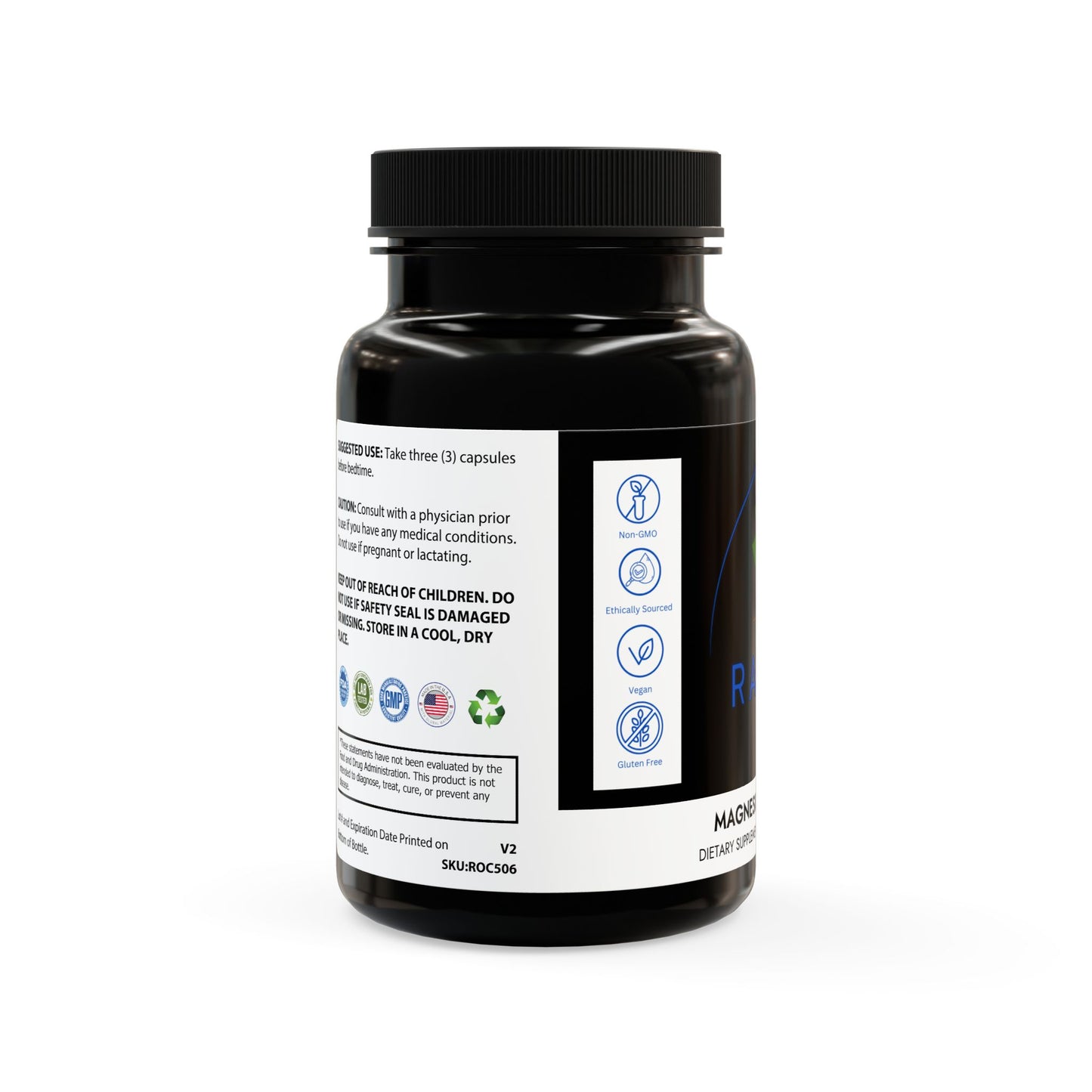 Magnesium Zinc Supplement (90 Capsules)