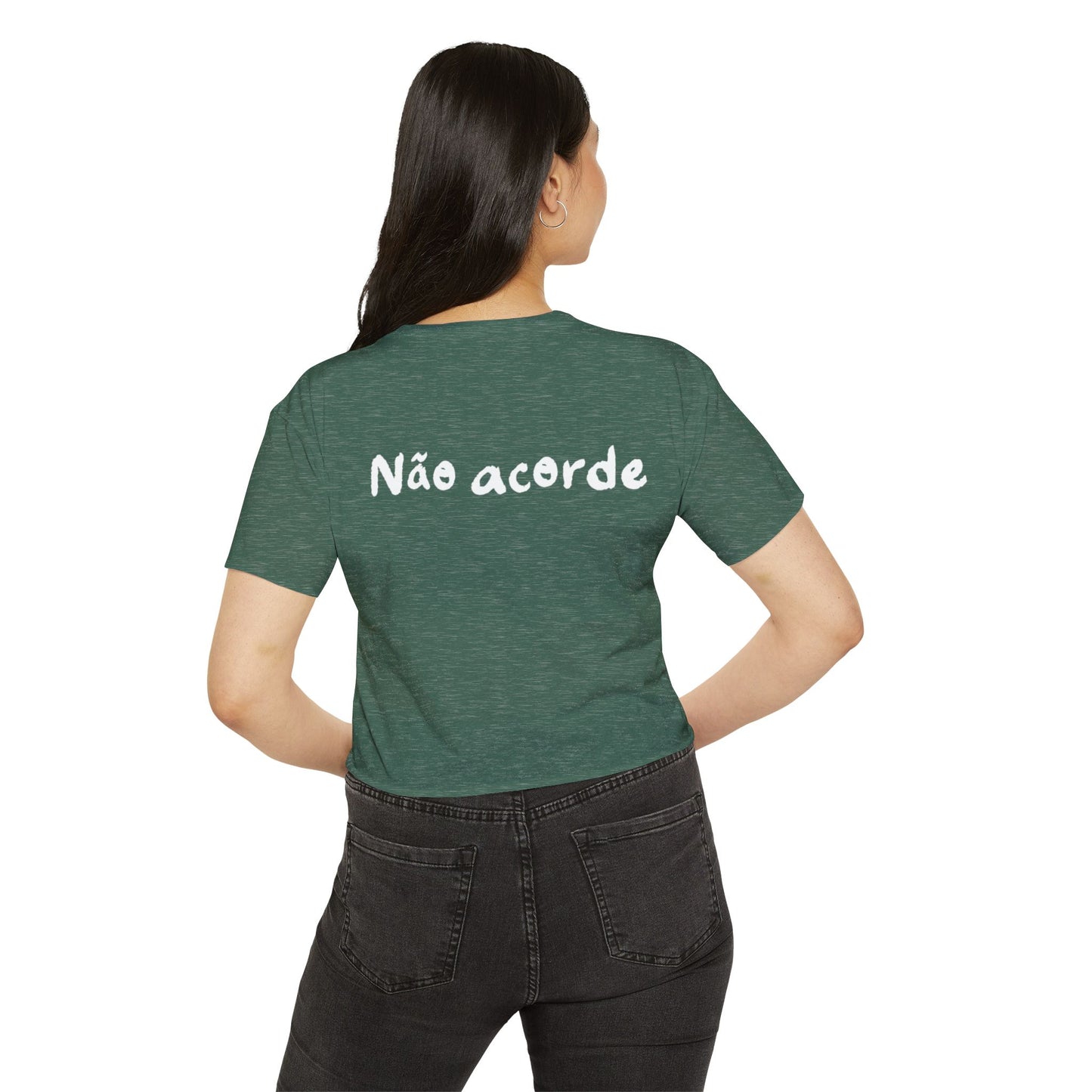 Não acorde o urso adormecido Crop Top