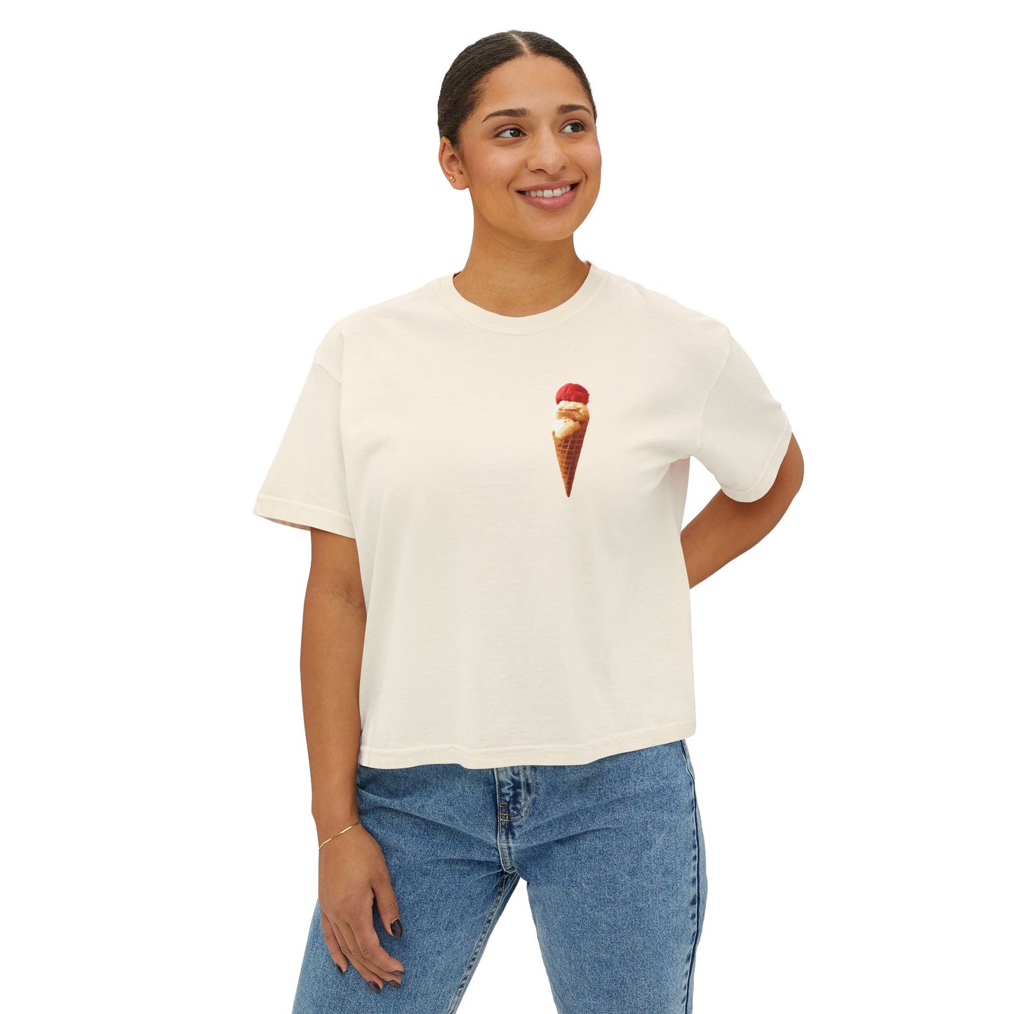 Cherry Ice cream Women's Boxy Tee