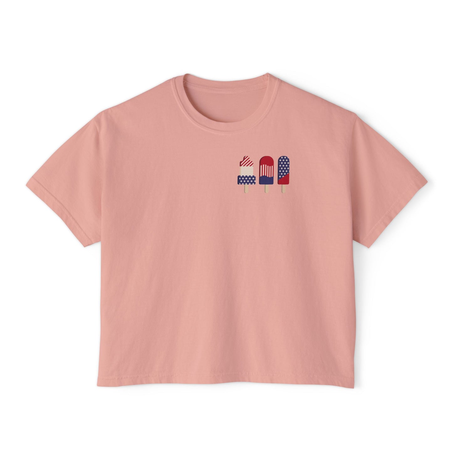 Patriotic Ice Cream Women's Boxy Tee