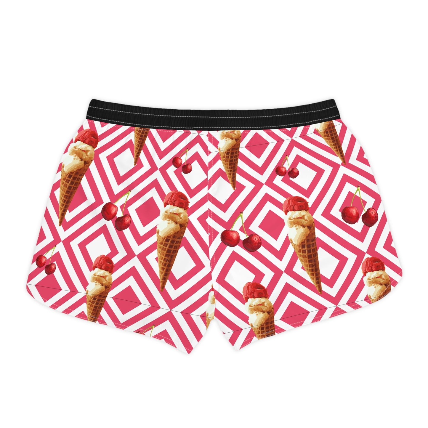 Cherry Ice Cream Women's Casual Shorts