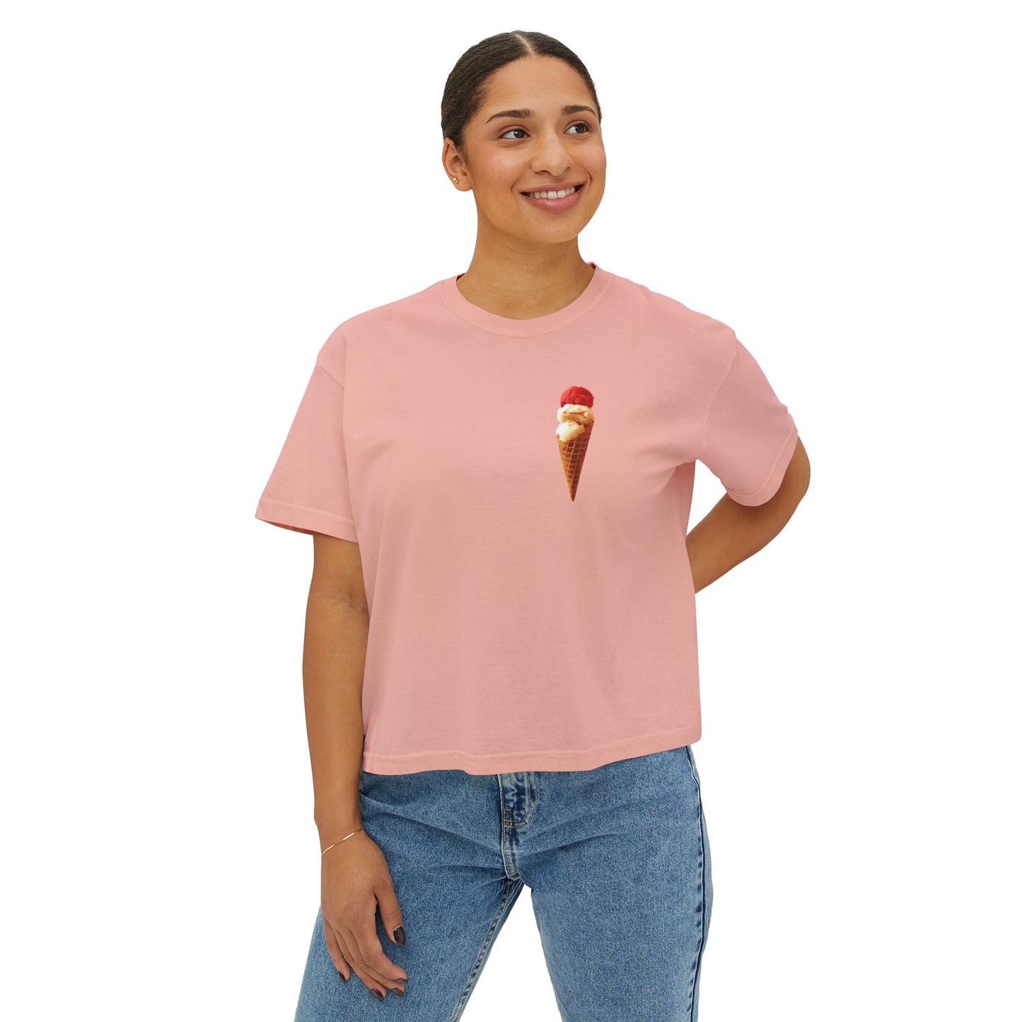 Cherry Ice cream Women's Boxy Tee