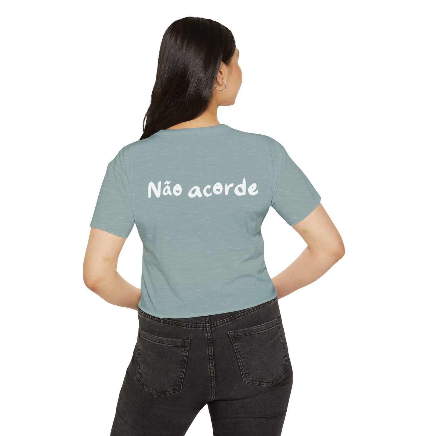 Não acorde o urso adormecido Crop Top