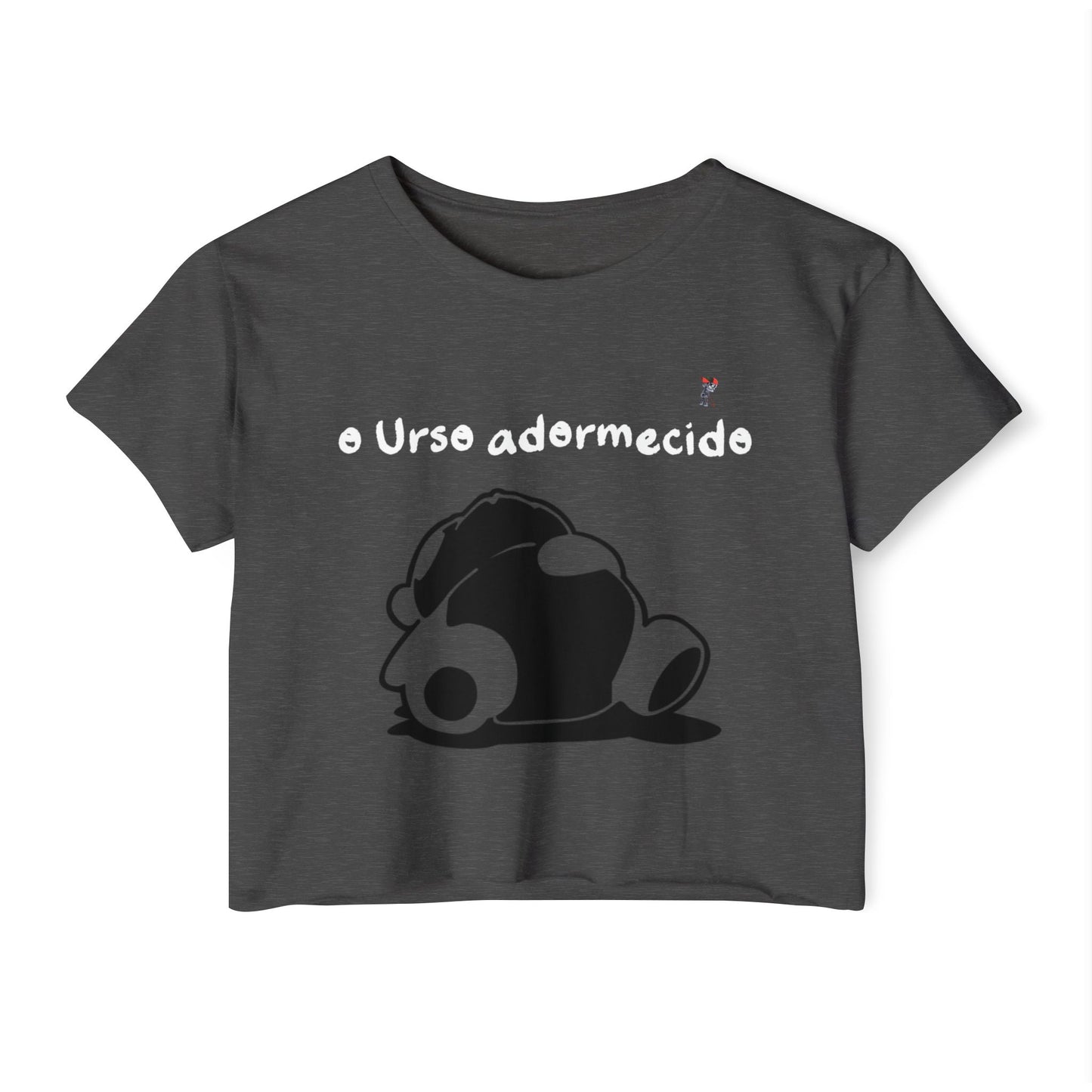 Não acorde o urso adormecido Crop Top