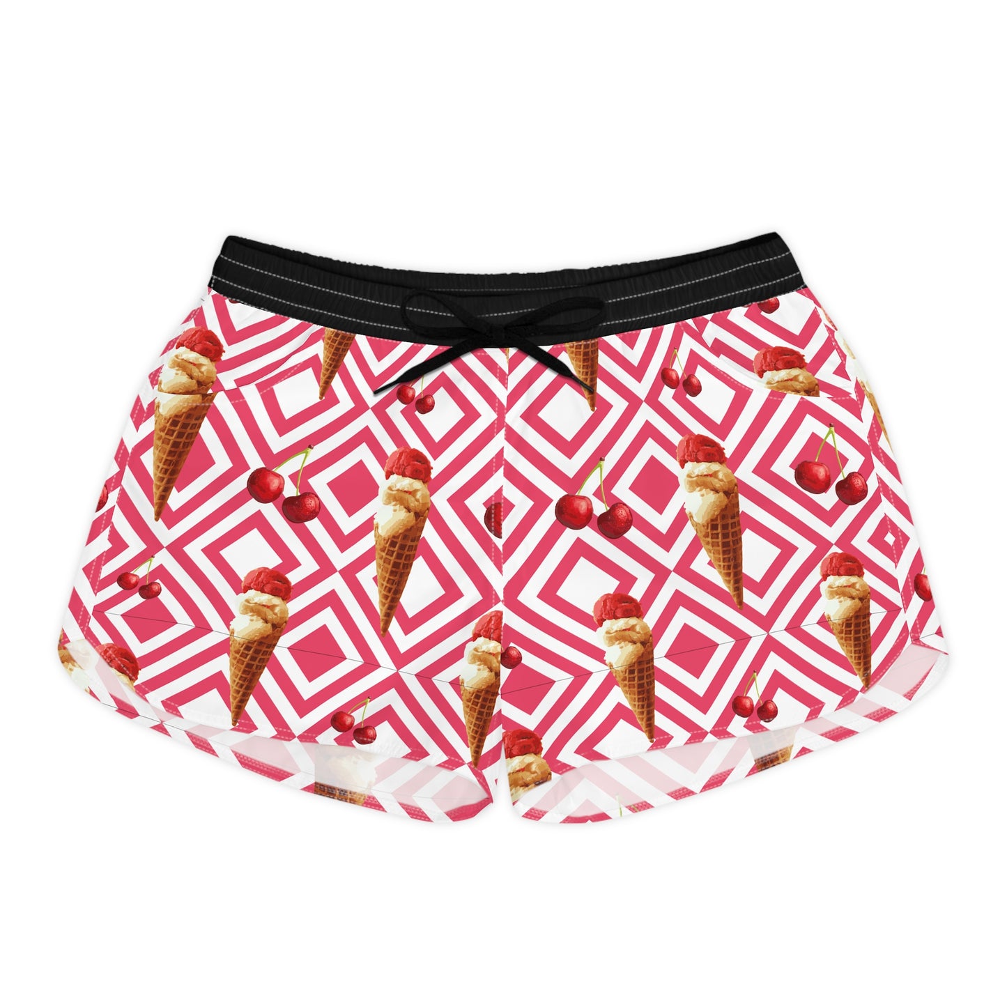 Cherry Ice Cream Women's Casual Shorts