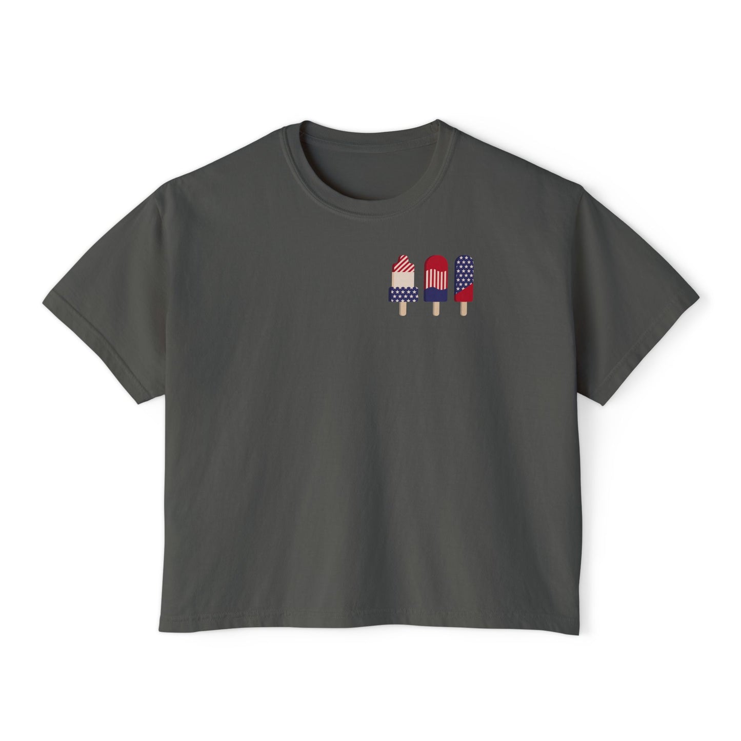 Patriotic Ice Cream Women's Boxy Tee