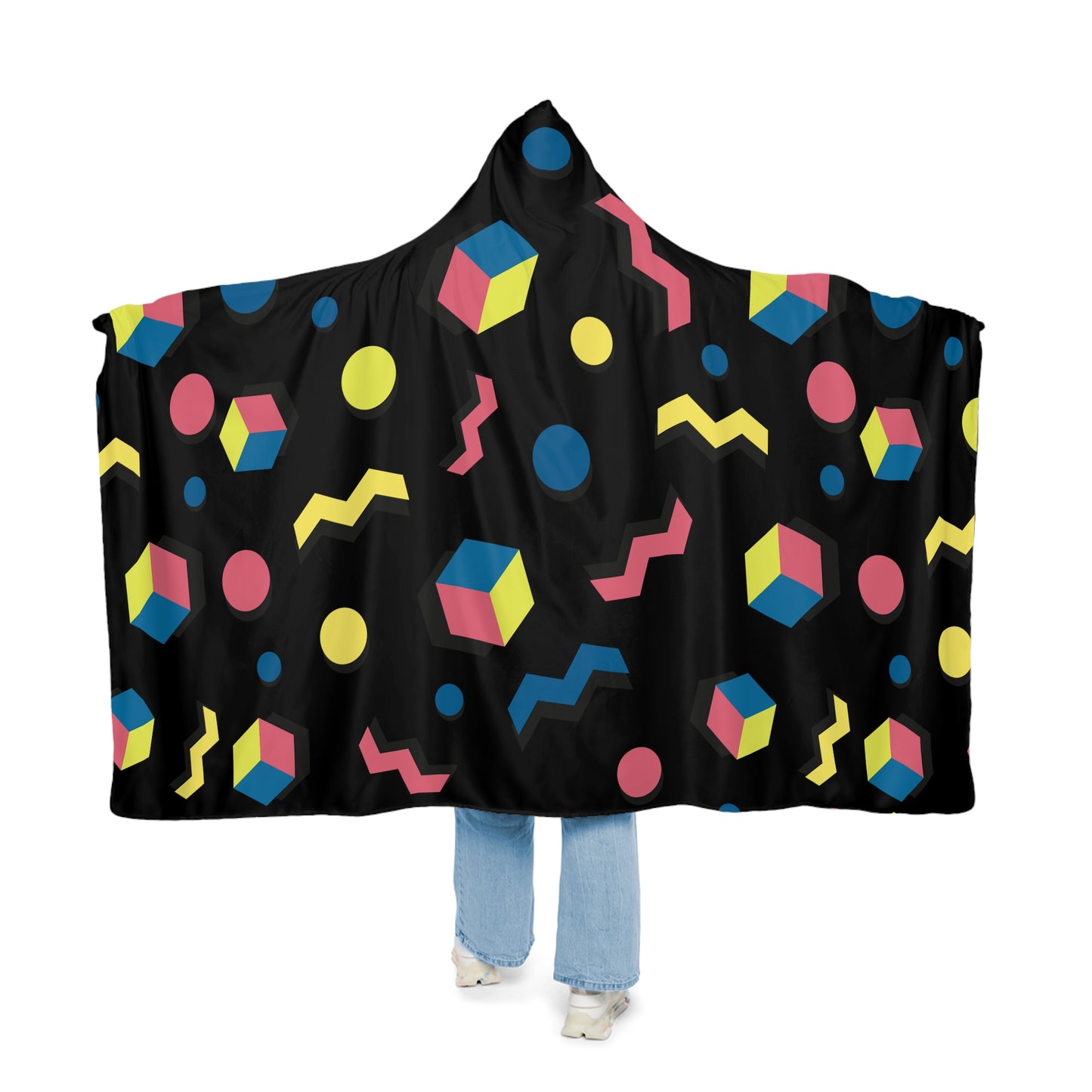 Colorful Geometric Snuggle Blanket