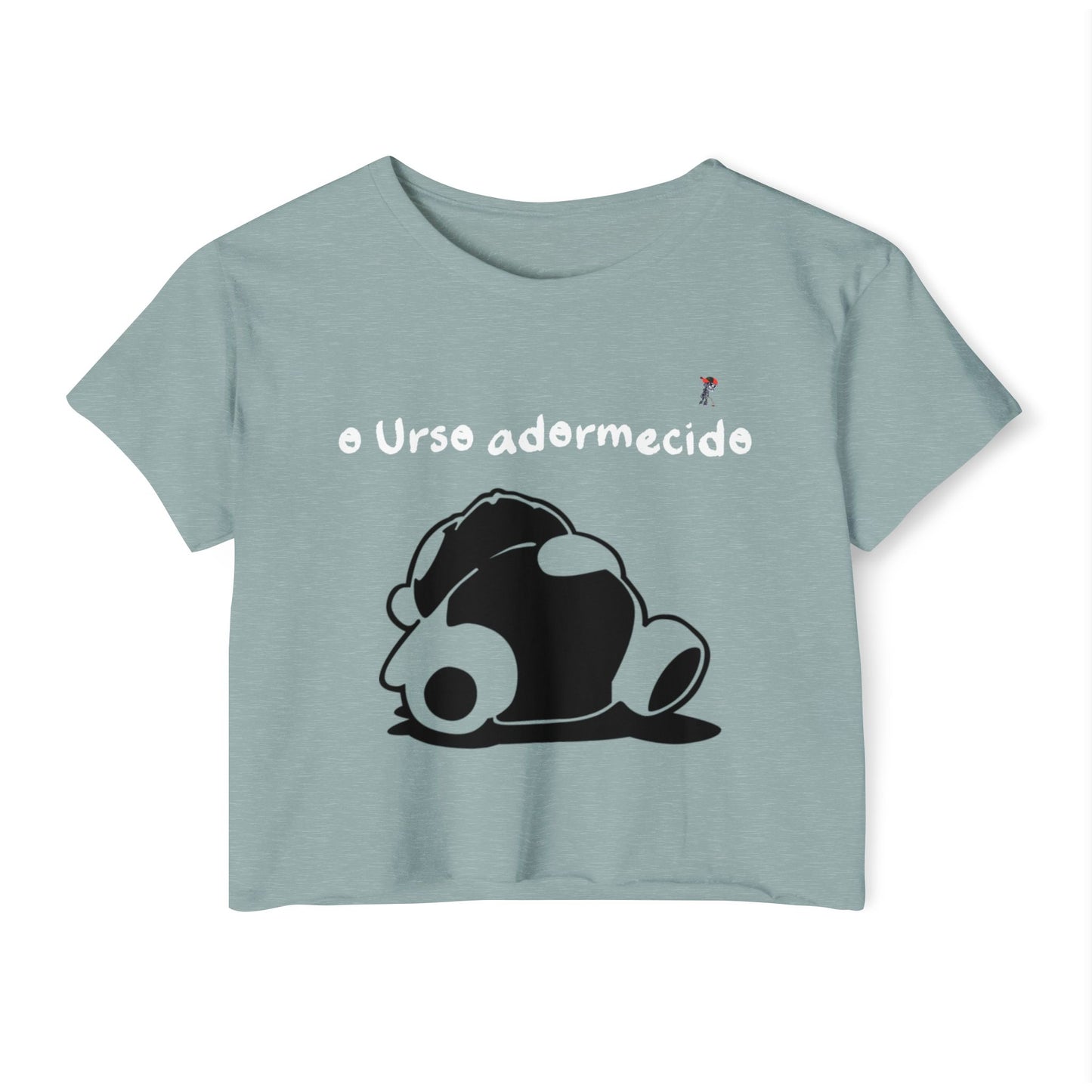 Não acorde o urso adormecido Crop Top