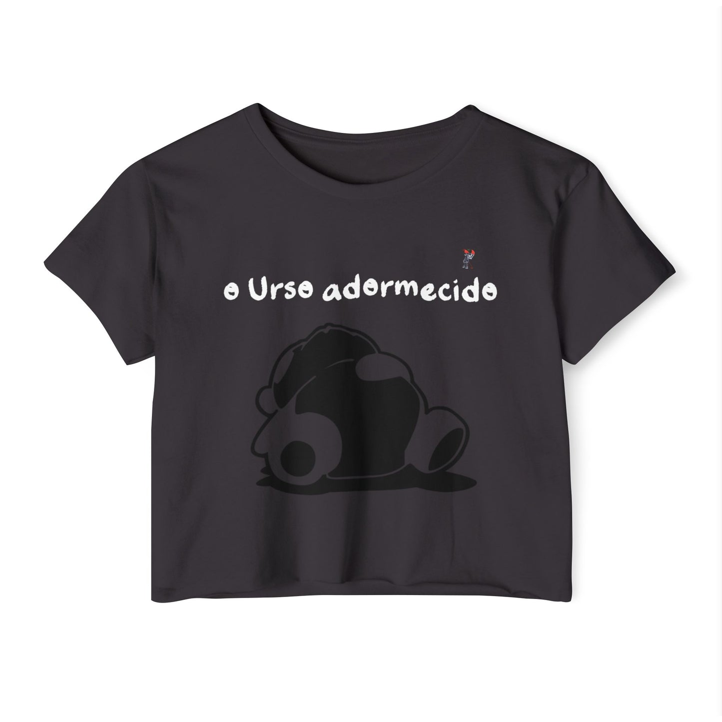 Não acorde o urso adormecido Crop Top