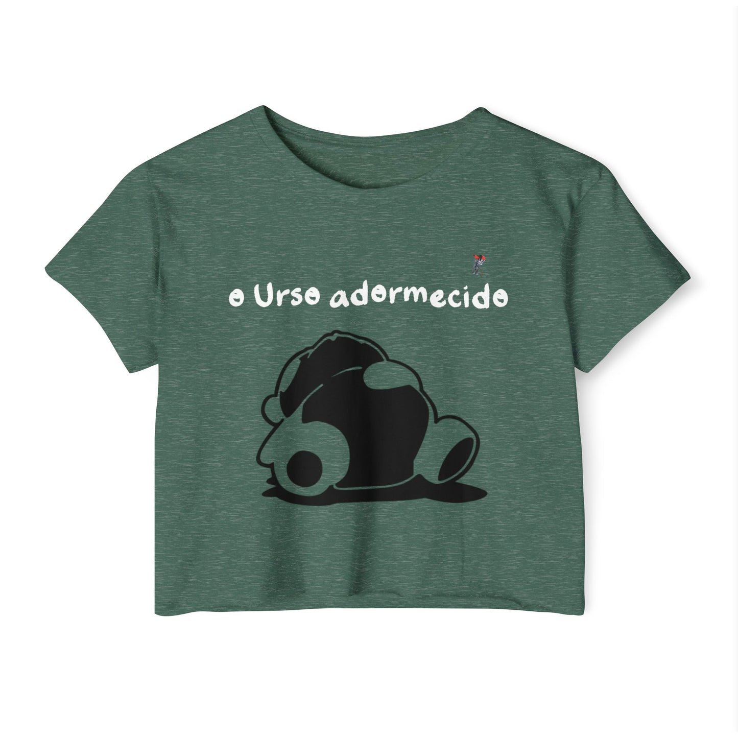 Não acorde o urso adormecido Crop Top